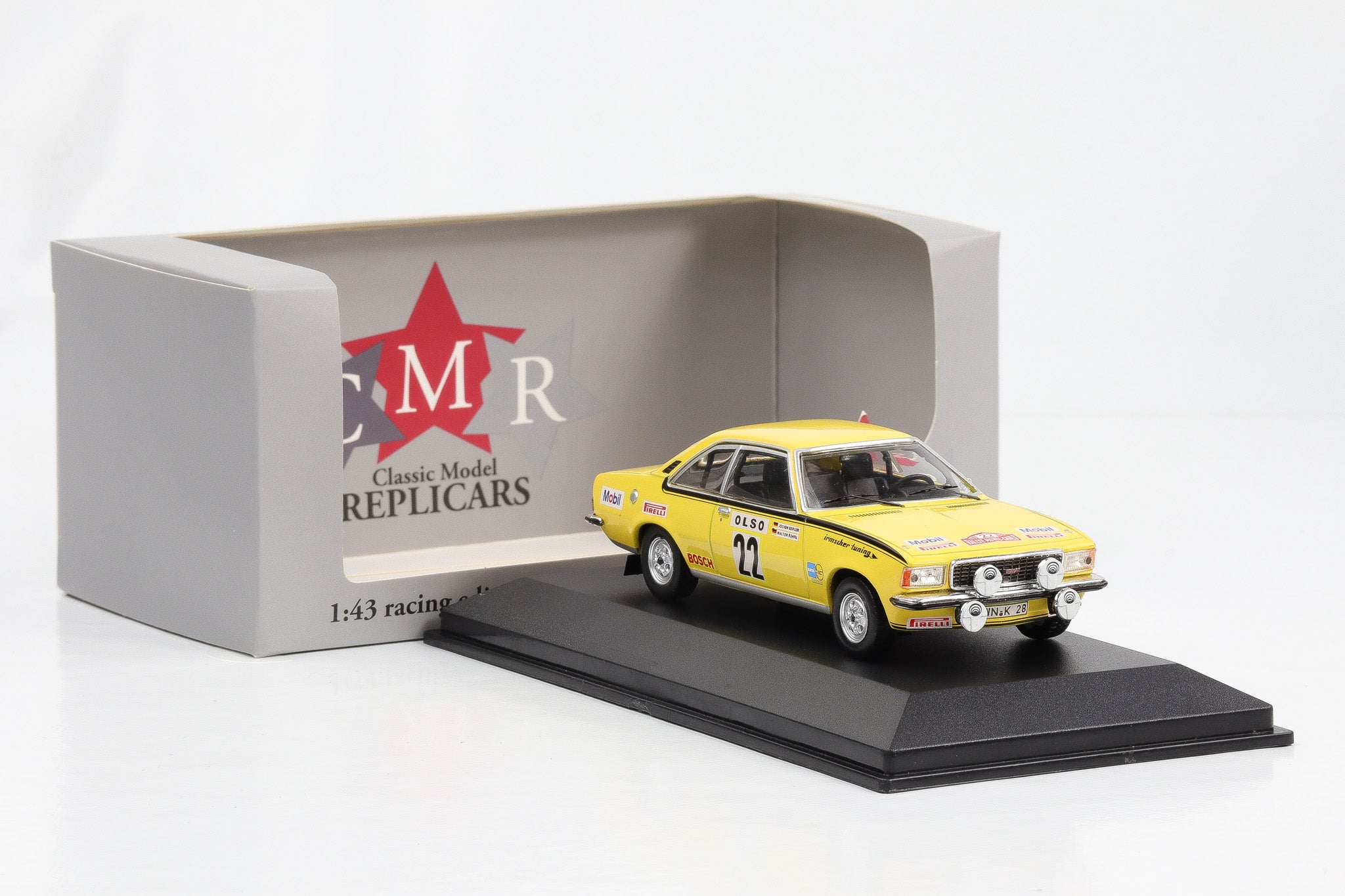 CMR CLASSIC MODEL Replicars OPEL COMMODORE B GS/E N.22 RALLY MONTE CMR CLASSIC MODEL Replicars OPEL COMMODORE B GS/E N.22 RALLY MONTE