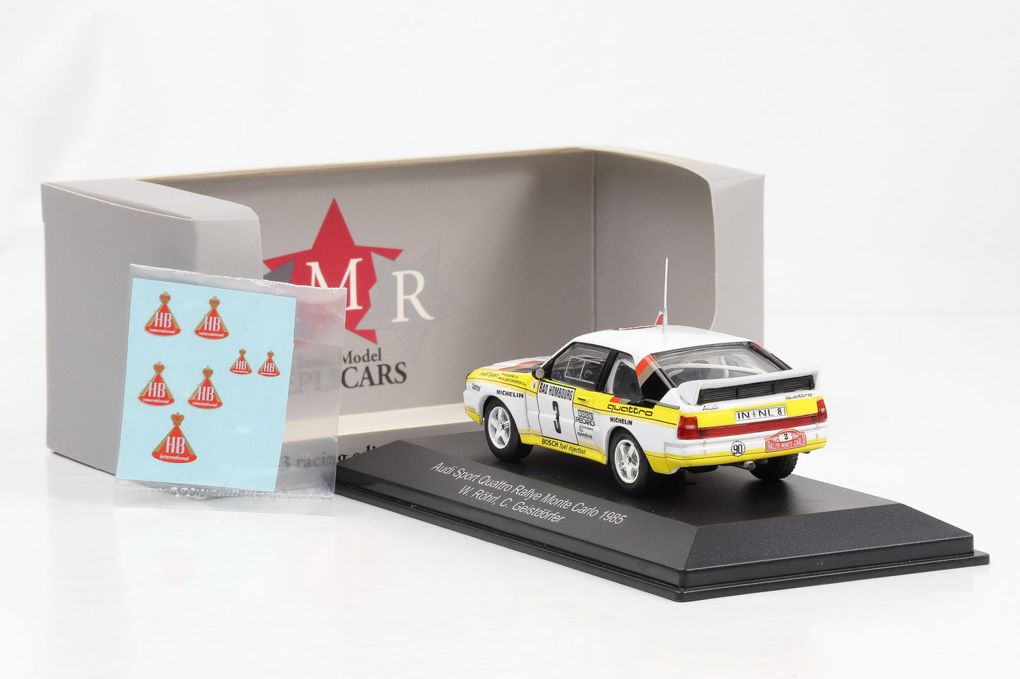 1:43 Audi Sport Quattro #3 Rallye Monte-Carlo 1985 Röhrl Geistdörfer CMR