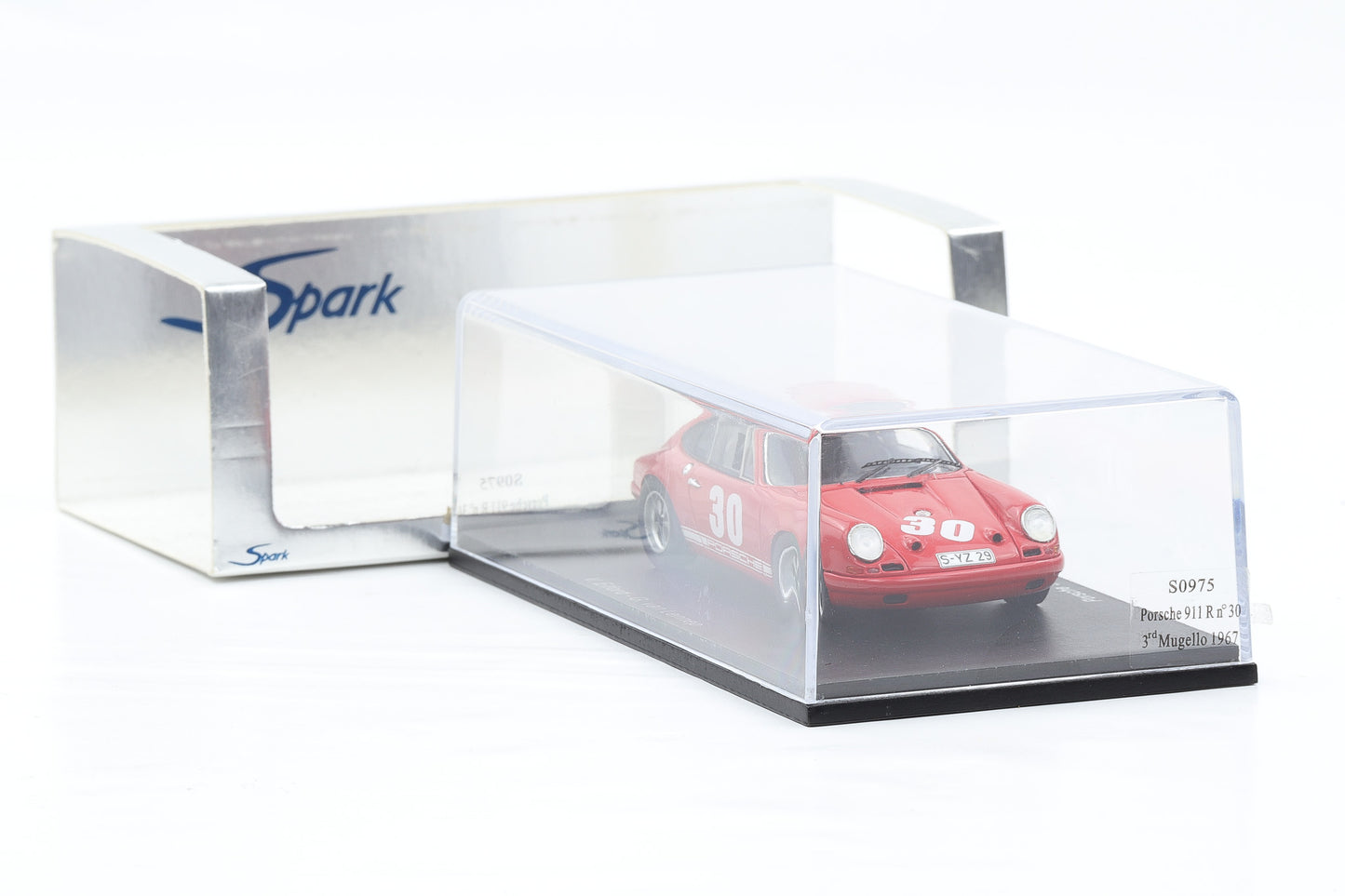 1:43 Spark Porsche 911 R #30 Elford van Lennep 3rd Mugello 1967 S0975