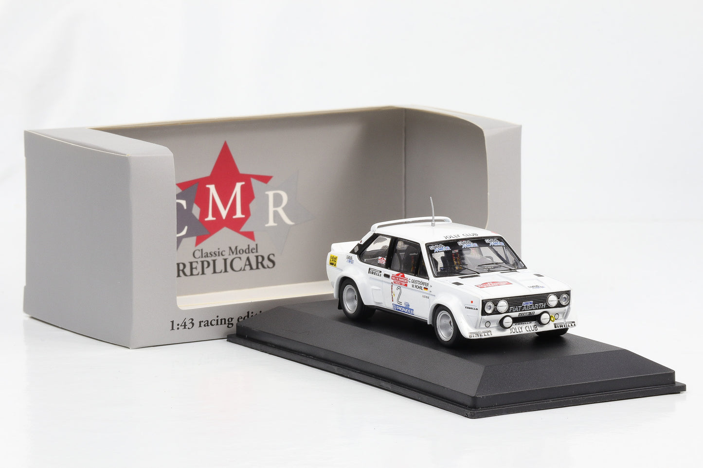 1:43 Fiat 131 Abarth #2 Rallye Sanremo 1980 Röhrl, Geistdörfer CMR