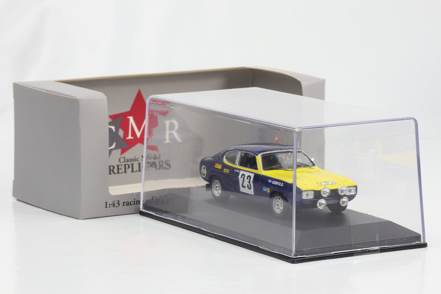 1:43 Ford Capri #23 Olympia Rallye 1972 Röhrl Rothfuß CMR