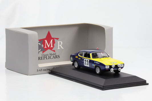 1:43 Ford Capri #23 Olympia Rallye 1972 Röhrl Rothfuß CMR