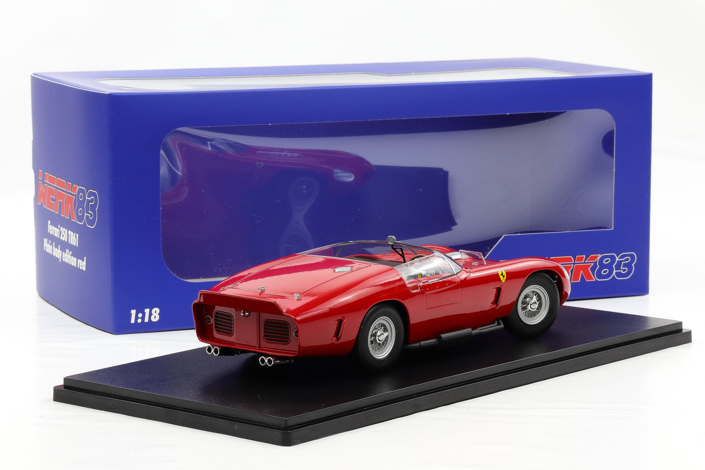 1:18 Werk83 Ferrari 250 TR61 Plain Body Edition rot diecast W18046008