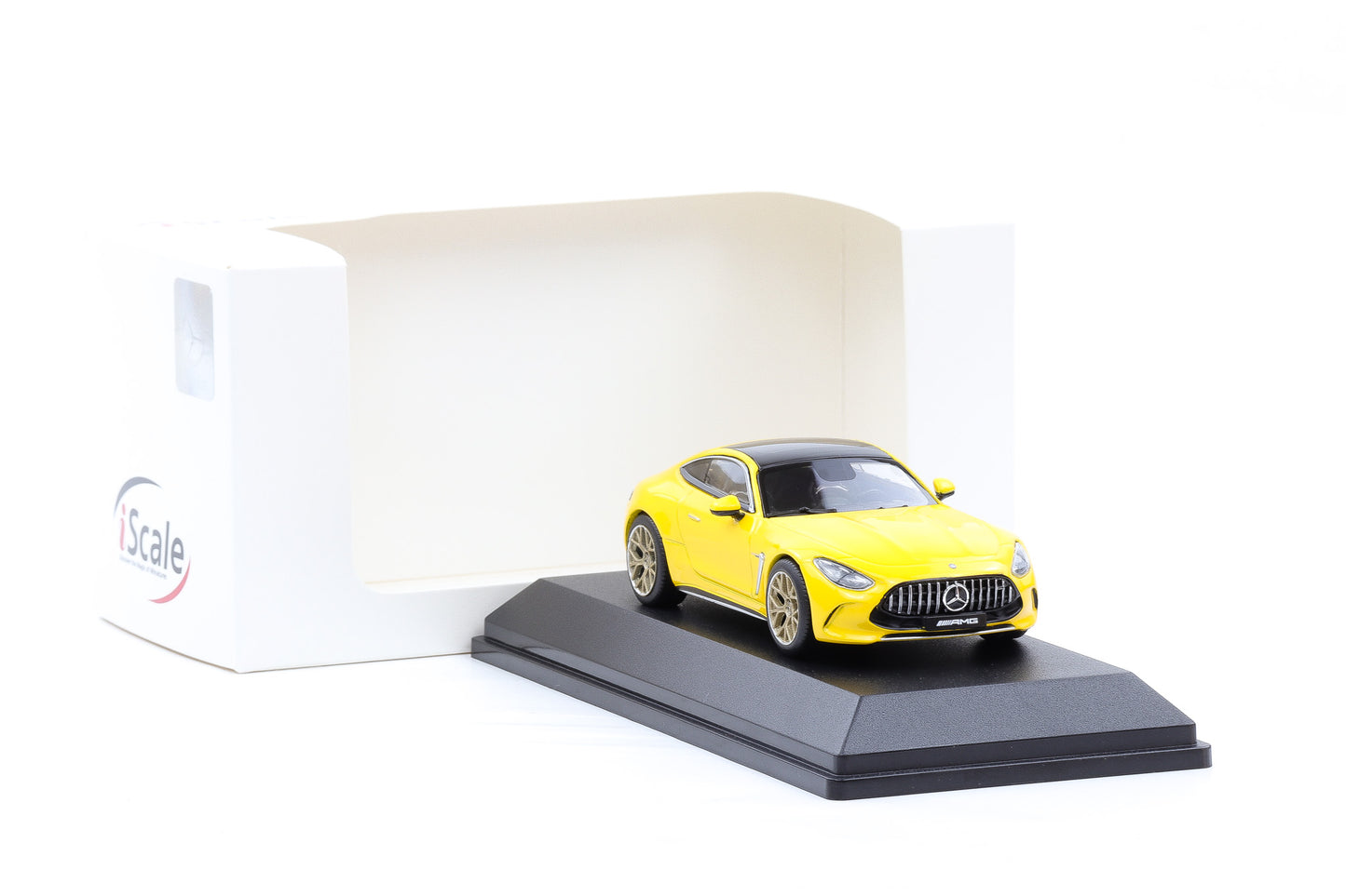 1:43 iScale Mercedes-Benz AMG GT43 C192 Coupe 2023 gelb diecast