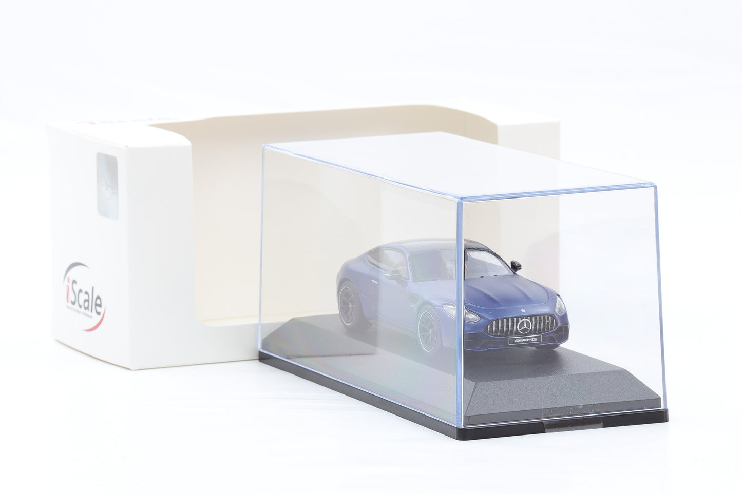1:43 iScale Mercedes-Benz AMG GT43 C192 Coupe 2023 matt bluemetallic diecast