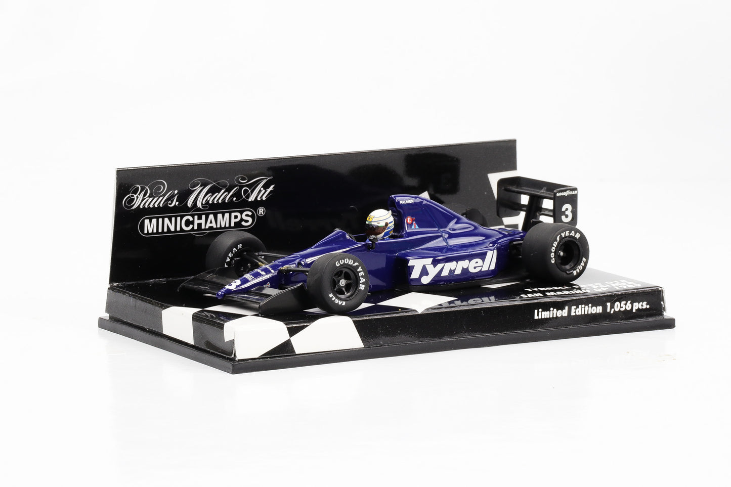 1:43 Minichamps F1 Tyrrell Ford 018 San Marino GP 1989 J. Palmer Formel 1