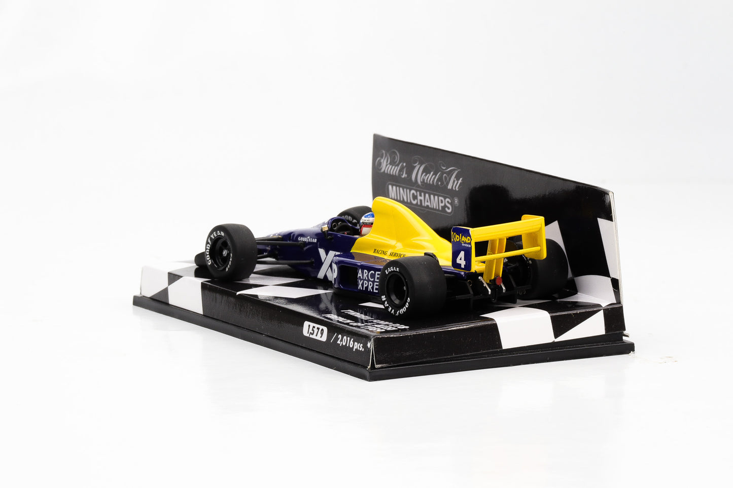 1:43 Minichamps F1 Tyrrell Ford 018 French GP 1989 J. Alesi Formel 1
