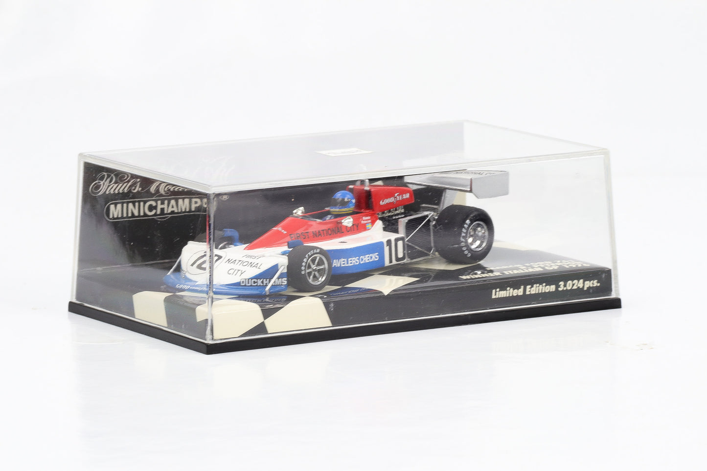 1:43 Minichamps March Ford 761 R. Peterson Winner Italian GP 1976 Formel 1