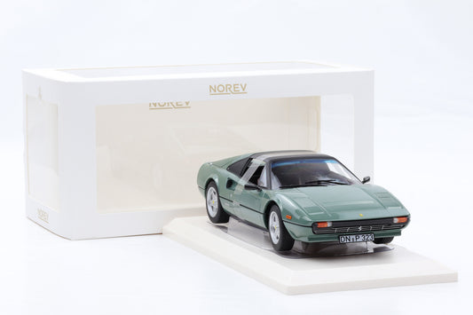 1:18 Norev Ferrari 308 GTS Quattrovalvole verde medico Spider Targadach 1982