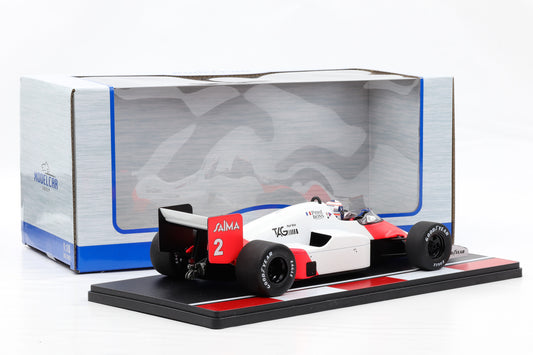 1:18 McLaren MP4-2B #2 Alain Prost Winner Monaco GP 1985 mit Decals MCG