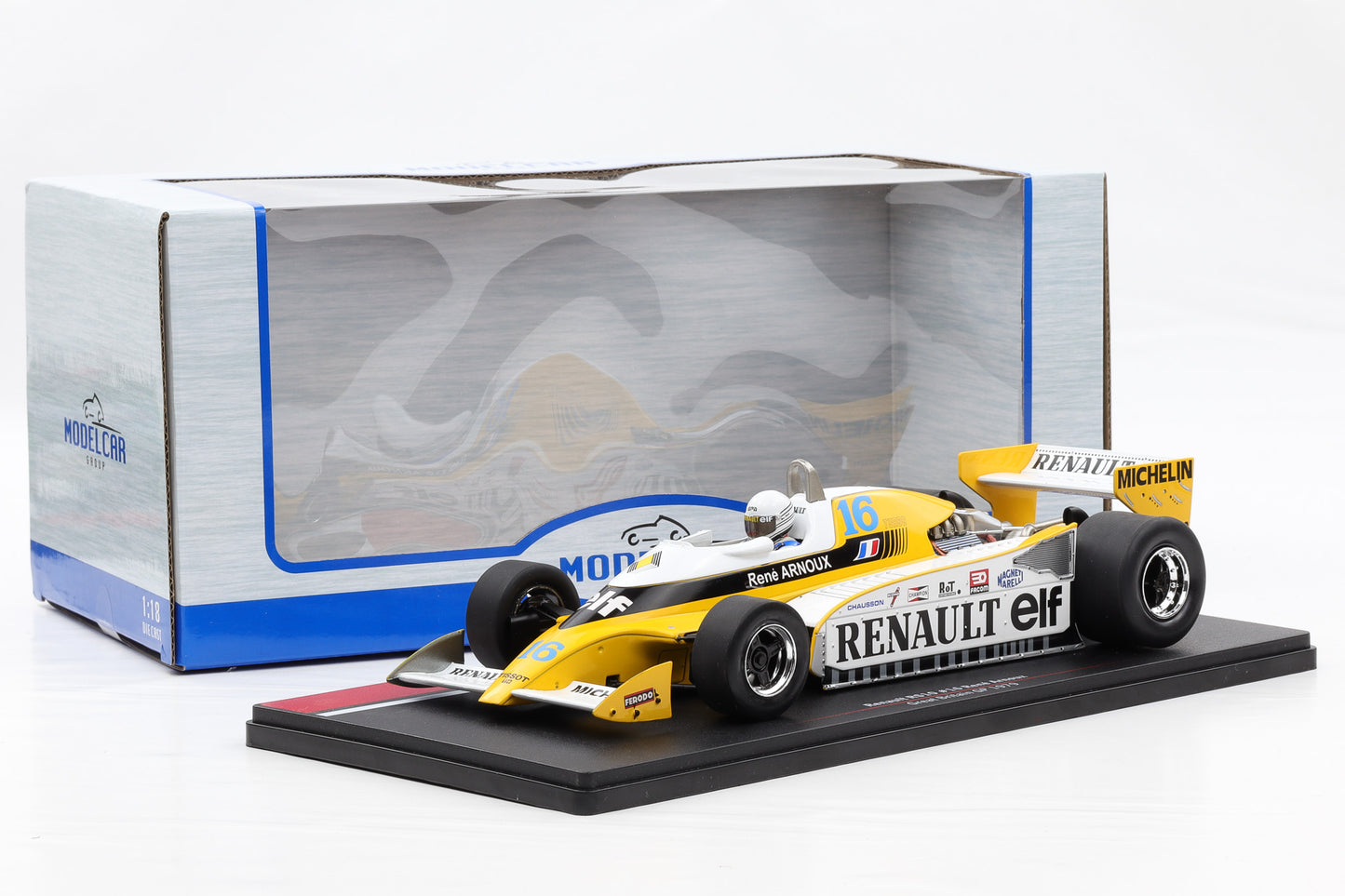 1:18 Renault RS10 #16 F1 R. Arnoux 2nd Great Britain GP Formula 1979 MCG
