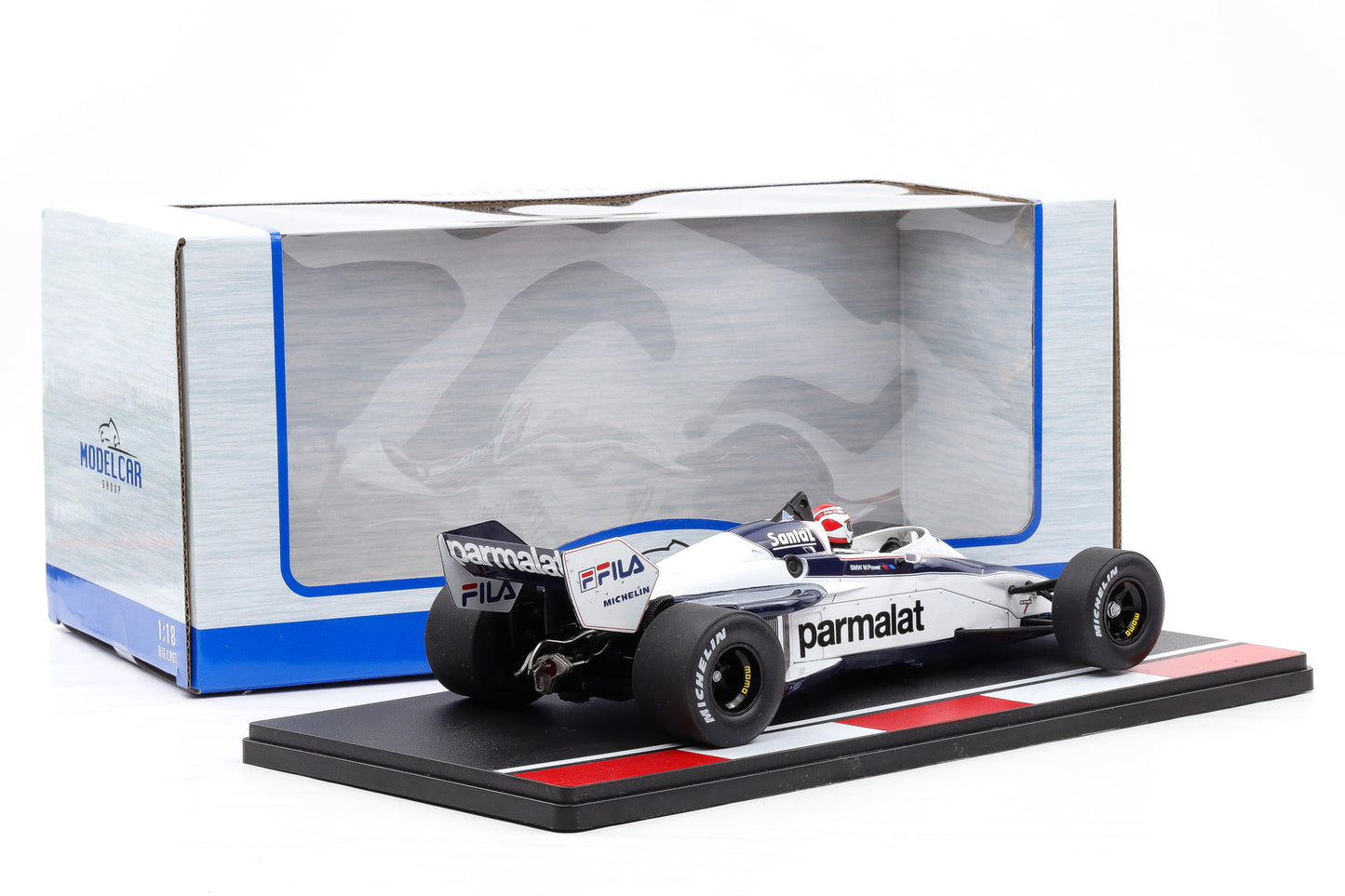 1:18 Brabham BT52 #5 Nelson Piquet Winner Brazilian 1966 MCG mit Figur