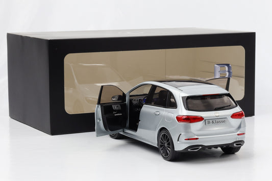 1:18 Z-Models Mercedes-Benz B-Klasse W247 2018 iridiumsilber Dealer