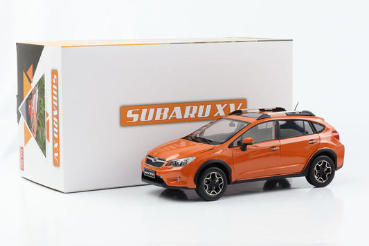 1:18 Subaru XV SUV full opening orange perl SunStar 5571 Dealerbox