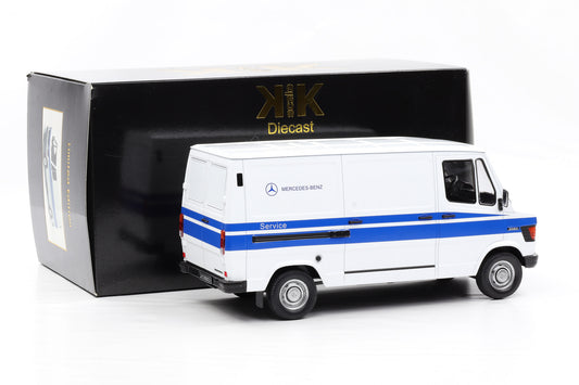 1:18 Mercedes-Benz 208 D Kastenwagen Transporter MB Service 1988 weiß KK-Scale