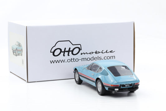 1:18 OTTOmobile VW SP2 Brasil 1972 Basiss VW 1600 (Typ 3) Sportcoupe + Vitrine