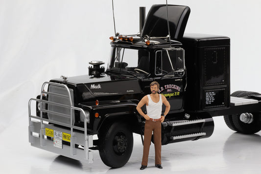 1:18 Mack RL 700L 1974 like Movie Convoy Truck mit Figur Road Kings