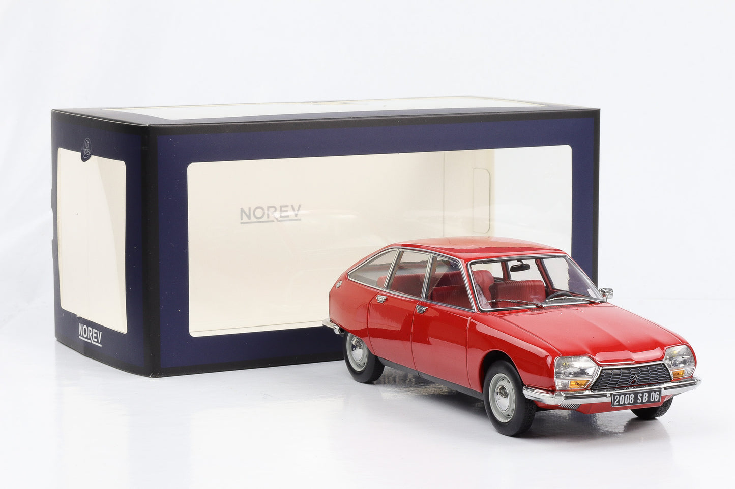 1:18 Norev Citroen GS 1972 Rio-rot Limited Edtion 181668