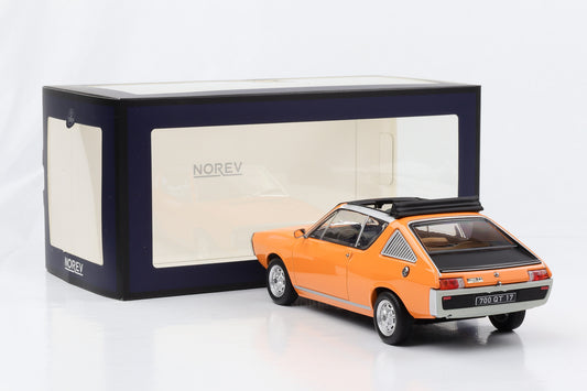 1:18 Norev Renault 17 TS Decouvrable 1974 orange Limited Edtion 185370