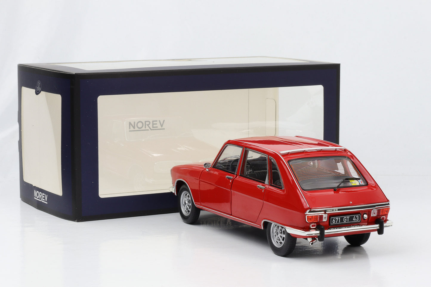 1:18 Citroen DS 21 Le Léman 1968 azul claro y oscuro Norev