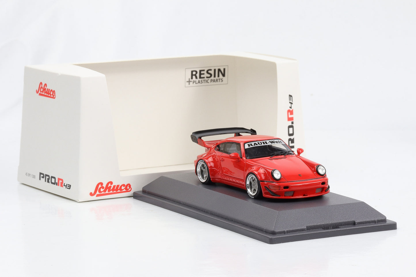 1:43 Schuco Porsche Rauh Welt RWB 964 rot Limited 500 Stk. 45 091 1300 (Kopie)