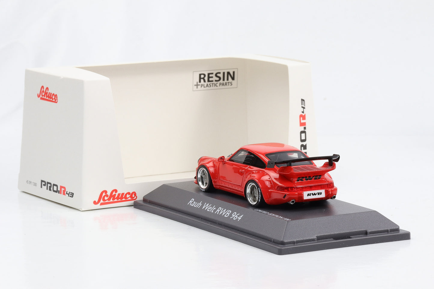 1:43 Schuco Porsche Rauh Welt RWB 964 rot Limited 500 Stk. 45 091 1300 (Kopie)