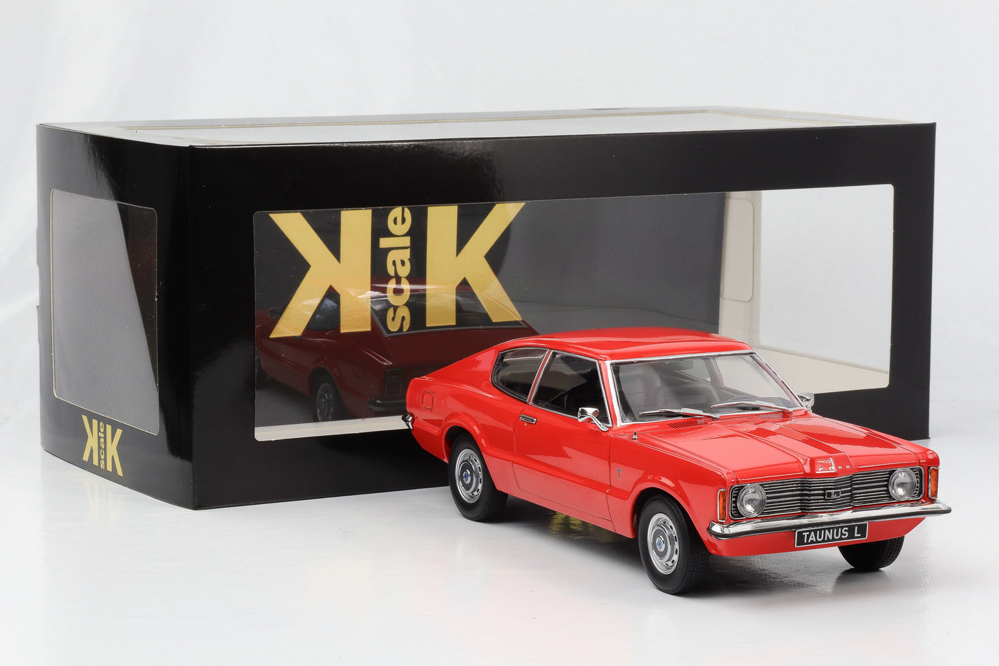 1:18 Ford Taunus L Coupe 1971 rot 1:18 KK-Scale diecast KKDC18002