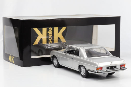 1:18 Mercedes-Benz 250C/8 Coupe W114 1969 metallic silber KK-Scale