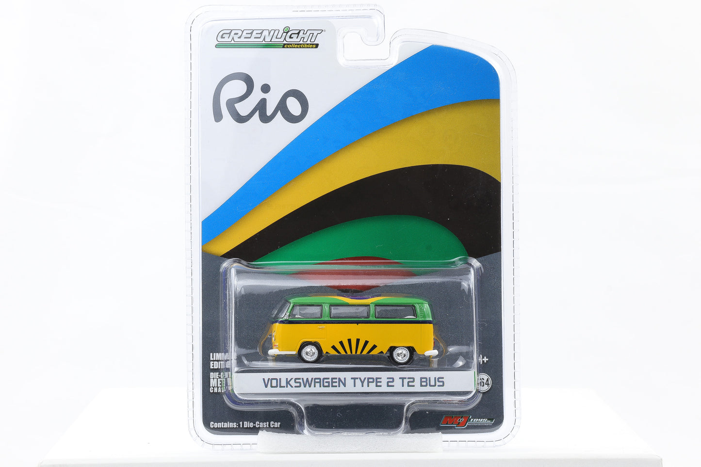 1:64 Greenlight Volkswagen Type 2 T2 Bus Brasilien Rio Series