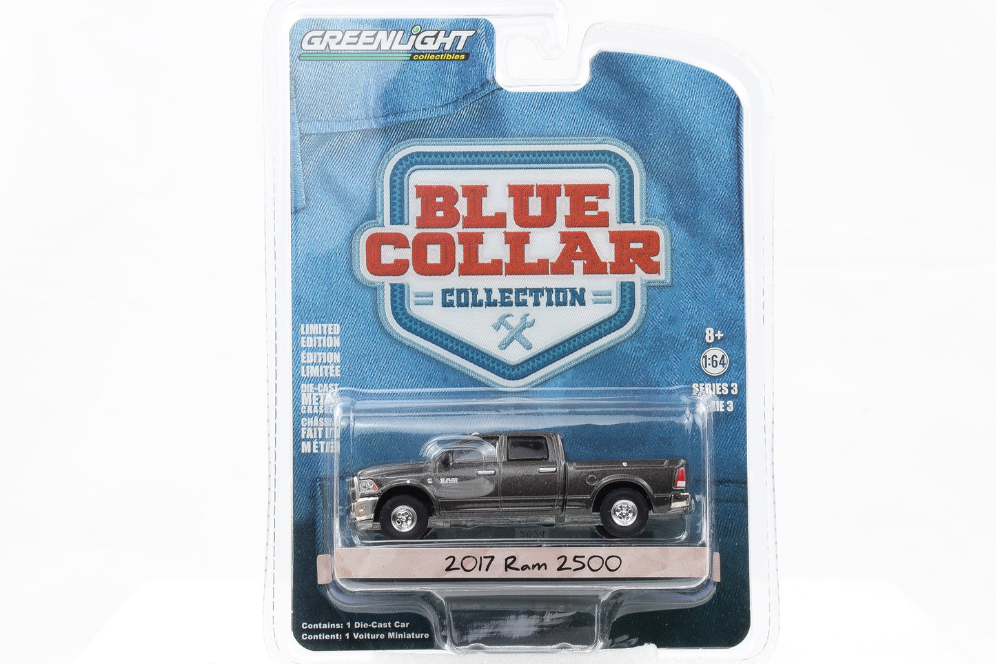 1:64 Greenlight 2017 Ram 2500 dunkelgrau-metallic Blue Collar Collection