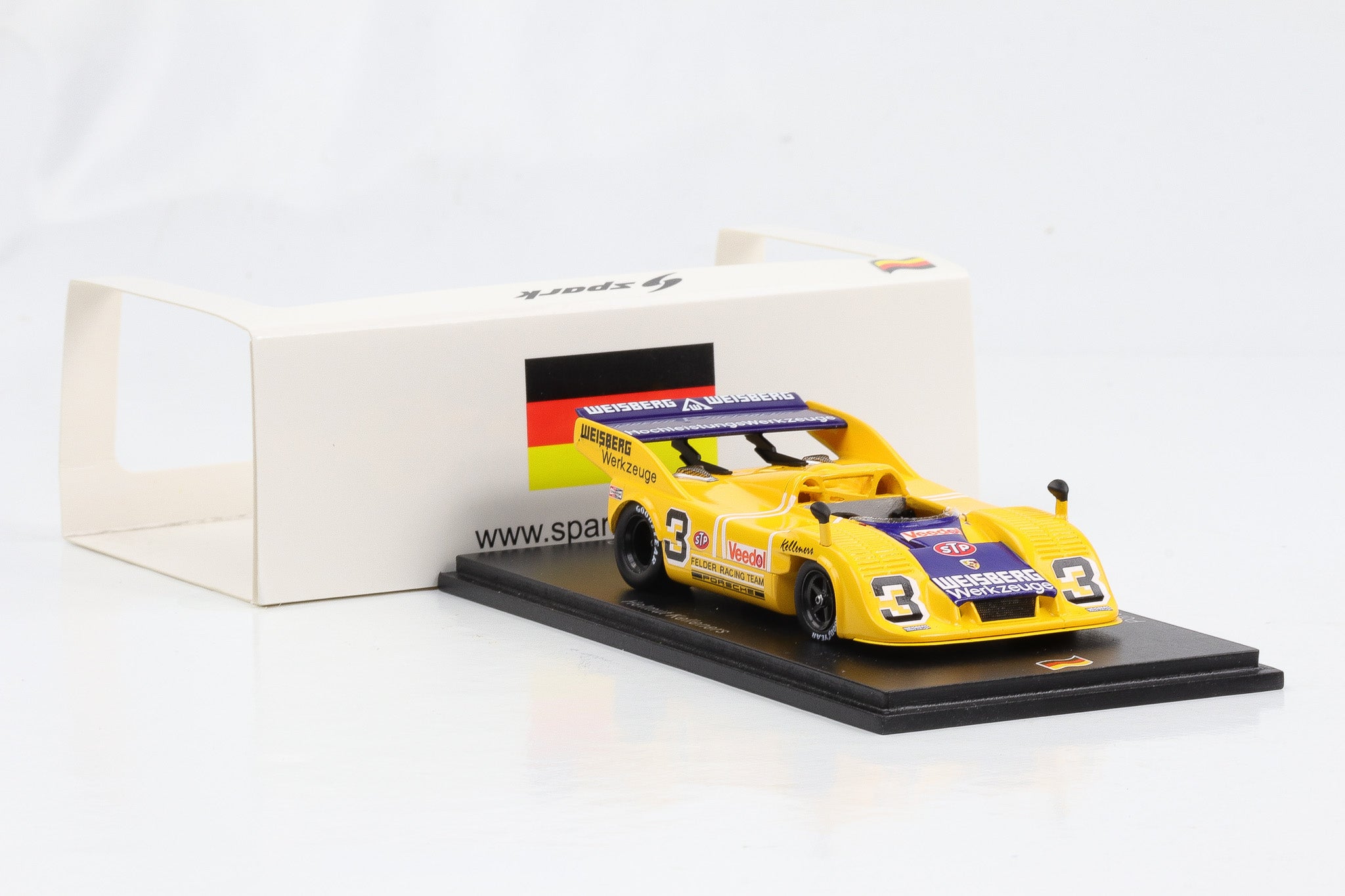 Modèle Réduit Porsche 917/30 #3 Spark 1:43 - Interserie Hockenheim 1973, H.Kelleners, Neuf
