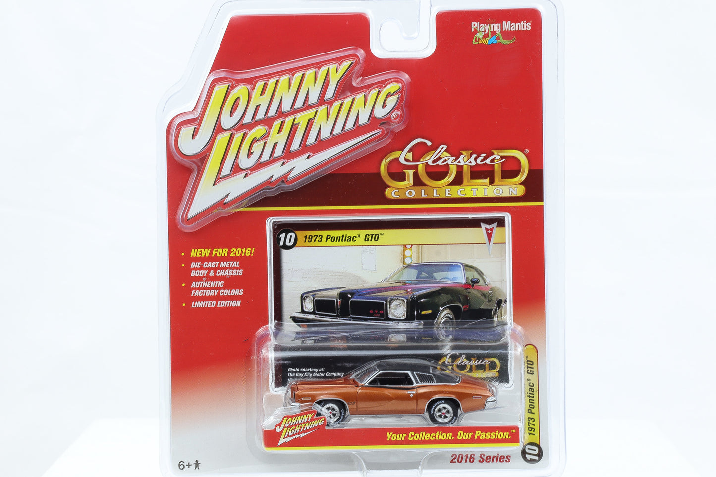 1:64 Johnny Lightning 1973 Pontiac GTO orange-metallic Classic Gold Collection