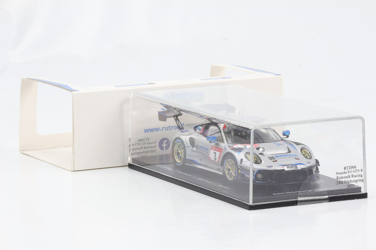 1:43 Spark Porsche 911 GT3 R Rutronik Racing #3 24h Nürburgring 2021
