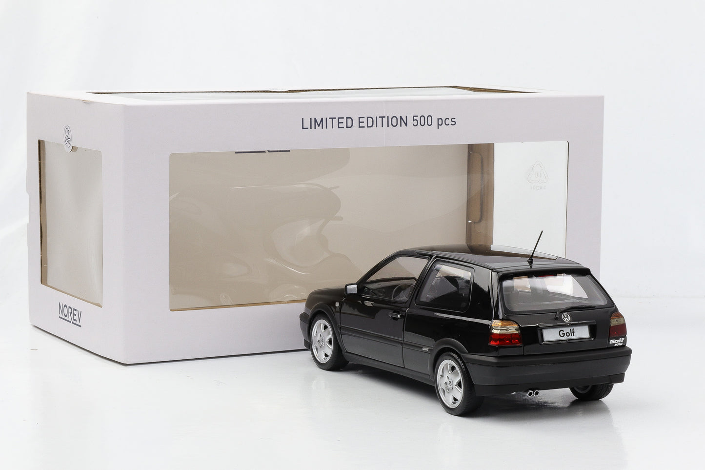 1:18 Norev Volkswagen Golf III 3 VR6 VW Rabbit VR6 1996 black full opening limited