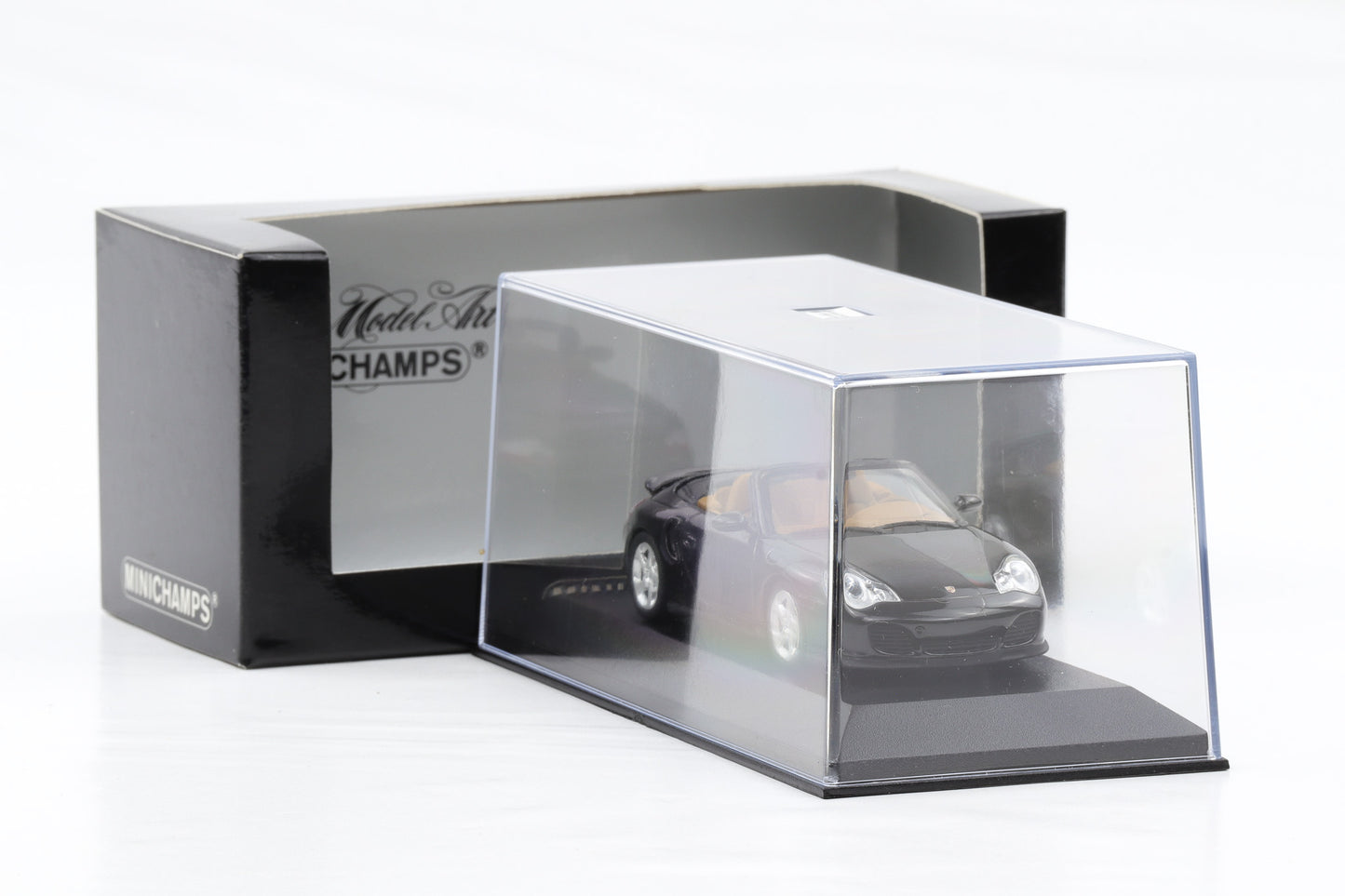 1:43 Minichamps Porsche 911 996 Turbo Cabriolet 2003 dunkelolivgrün metallic