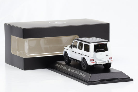 1:43 Norev Mercedes-Benz G-Klasse 580 W463 EQ Technology Opalithweiß bright Dealer