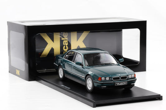 1:18 kk Scale BMW 740i E38 Serie 1 1994 Ascot Green Metallic (353) Diecast