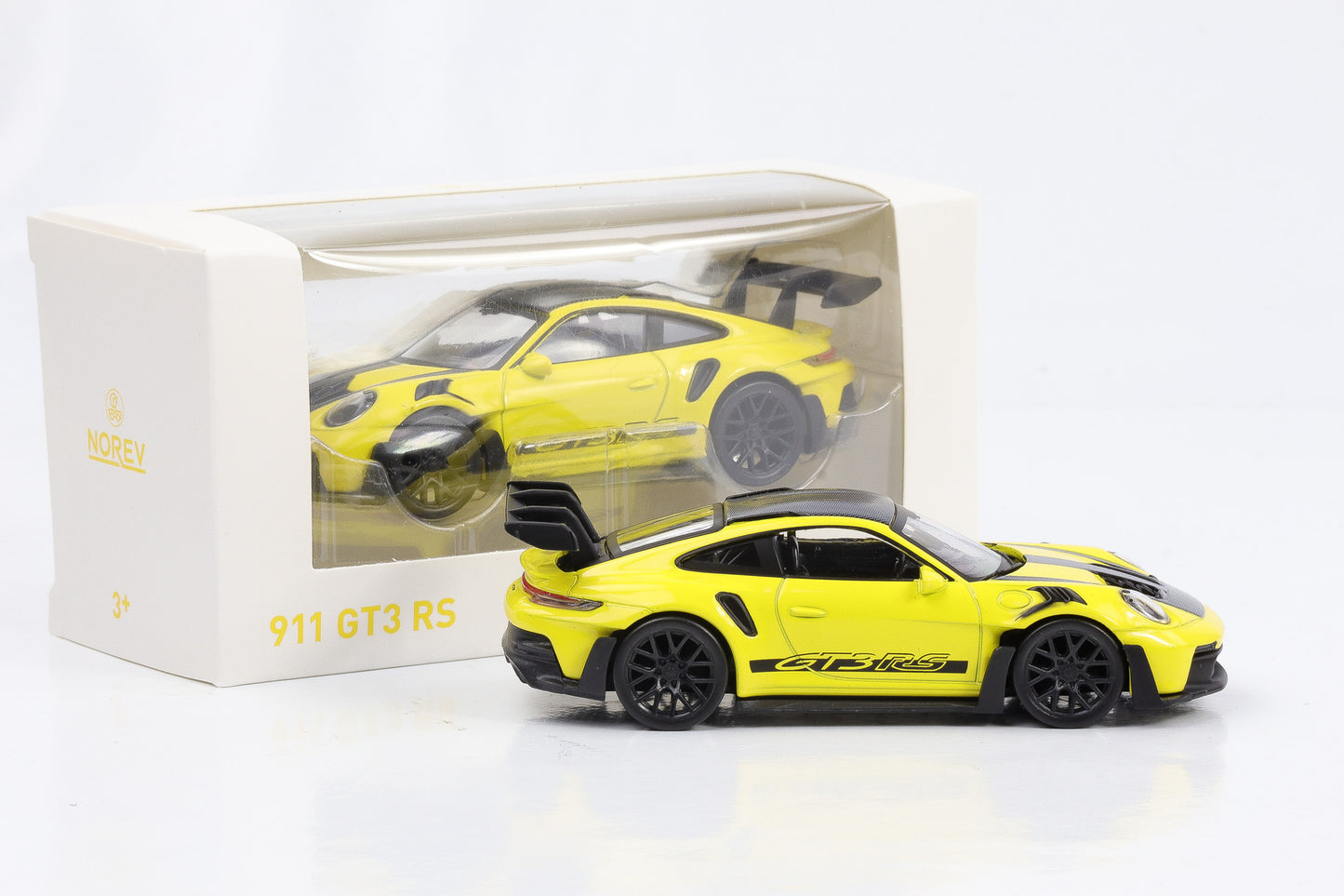 1:43 Norev Jet Car Porsche 911 GT3 RS 2022 gelb-schwarz diecast
