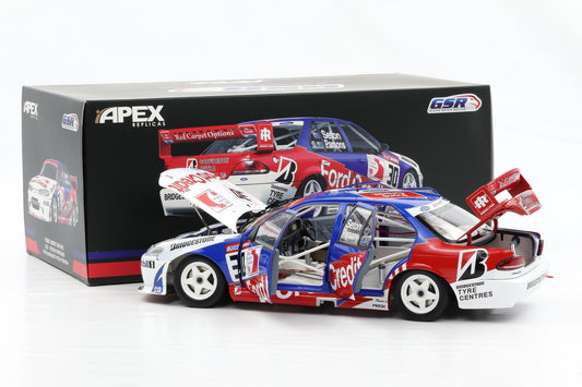 1:18 Apex Ford GSR EF Falcon Ford Credit #30 Glenn Seton 1996 Bathurst Pole