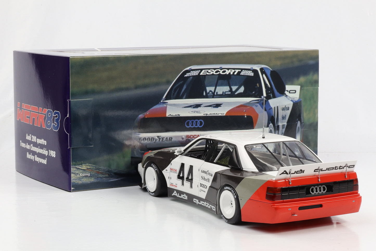 1:18 Audi 200 quattro #44 Sieger Dallas Trans-Am Champion 1988 H. Haywood Werk83