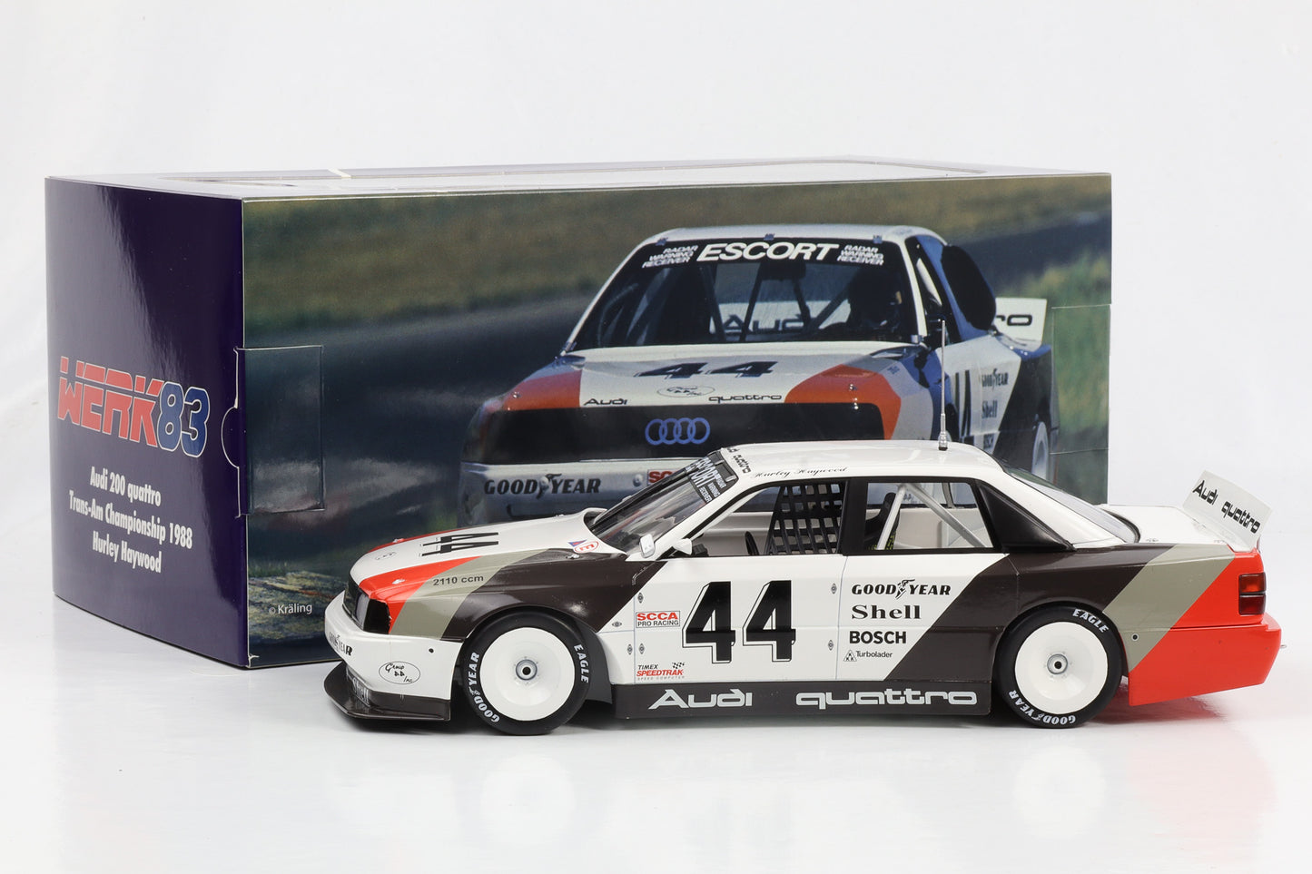 1:18 Audi 200 quattro #44 Sieger Dallas Trans-Am Champion 1988 H. Haywood Werk83