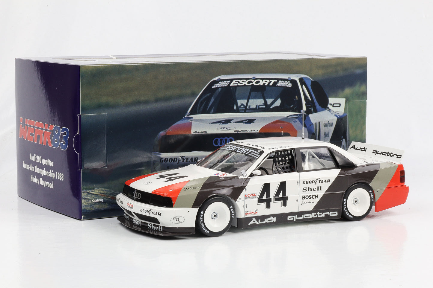 1:18 Audi 200 quattro #44 Sieger Dallas Trans-Am Champion 1988 H. Haywood Werk83