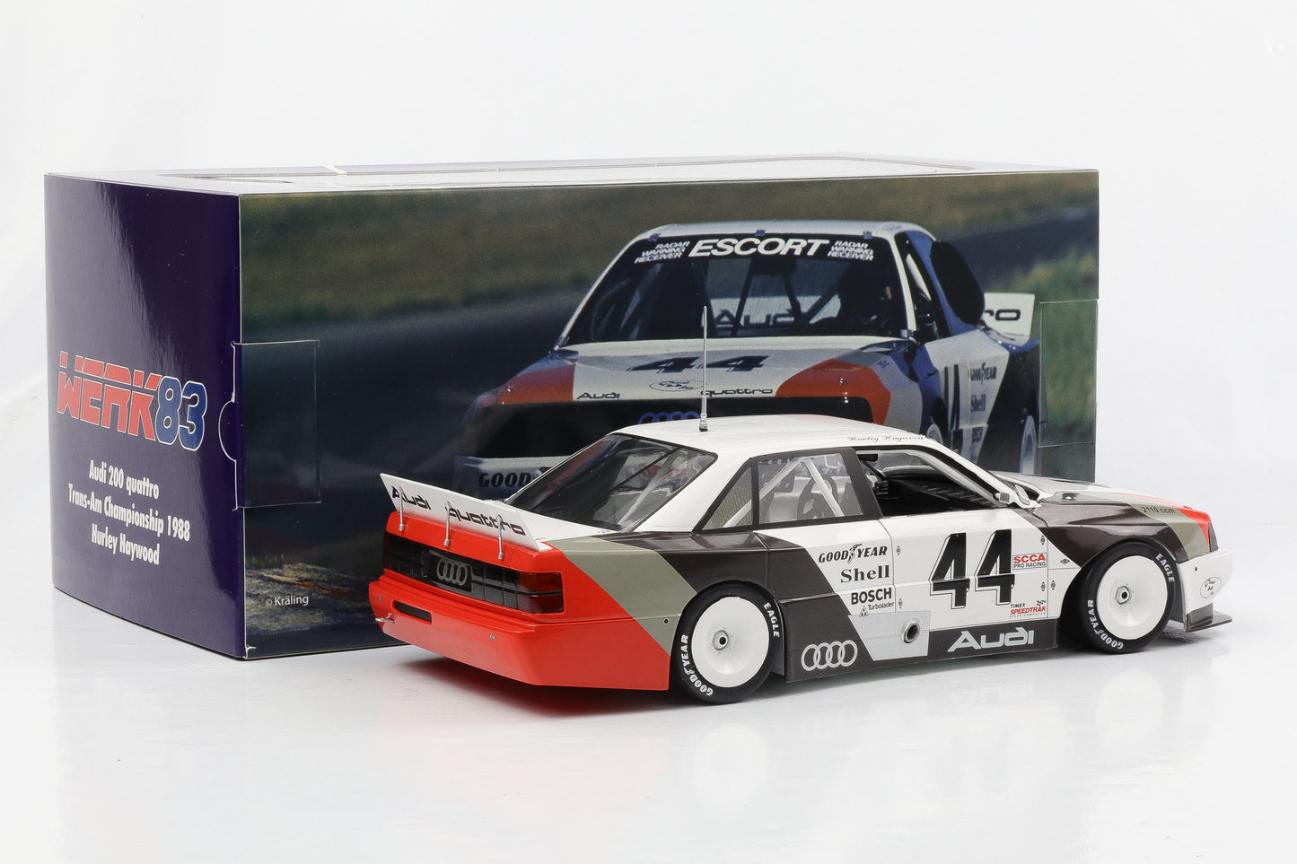 1:18 Audi 200 quattro #44 Sieger Dallas Trans-Am Champion 1988 H. Haywood Werk83