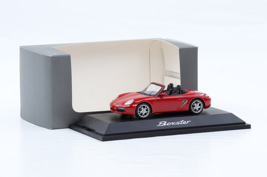 1:43 Schuco Porsche Boxster (987) 2005 Red WAP / Acrylbox defekt