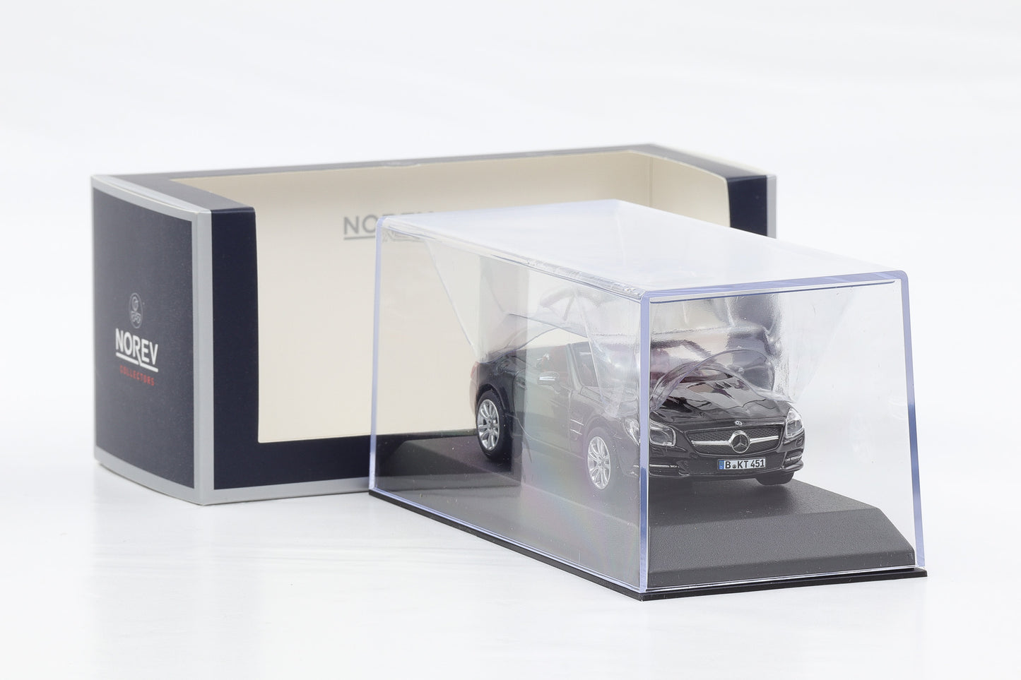 1:43 Norev Mercedes-Benz SL 350 R231 2012 Schwarz mit Hardtop abnehmbar