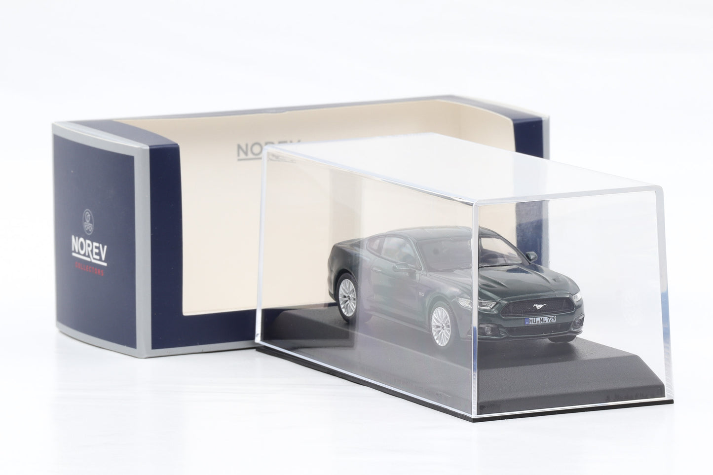 1:43 Norev Ford Mustang green metallic 2015 270558