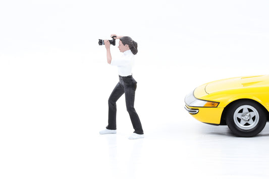 1:18 Figur Photographers Fotograf Figuren Frau American Diorama 19302 #2