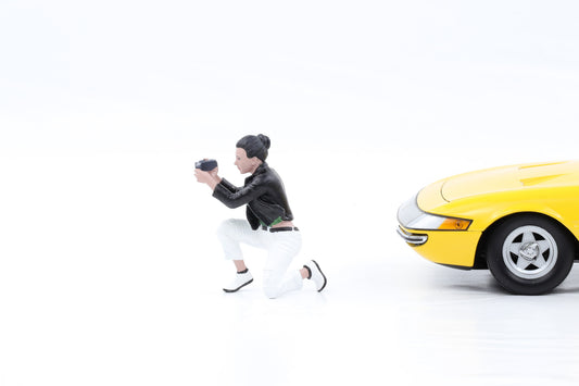 1:18 Figur Photographers Fotograf Frau Figuren American Diorama 19305 #5