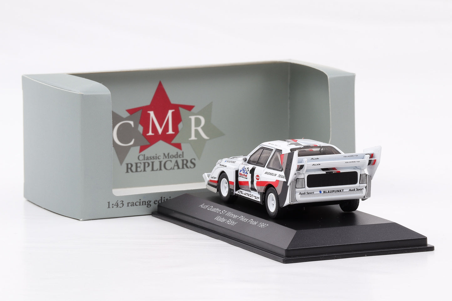 1:43 Audi Quattro S1 #1 Winner Pikes Peak 1987 Walter Röhrl CMR diecast