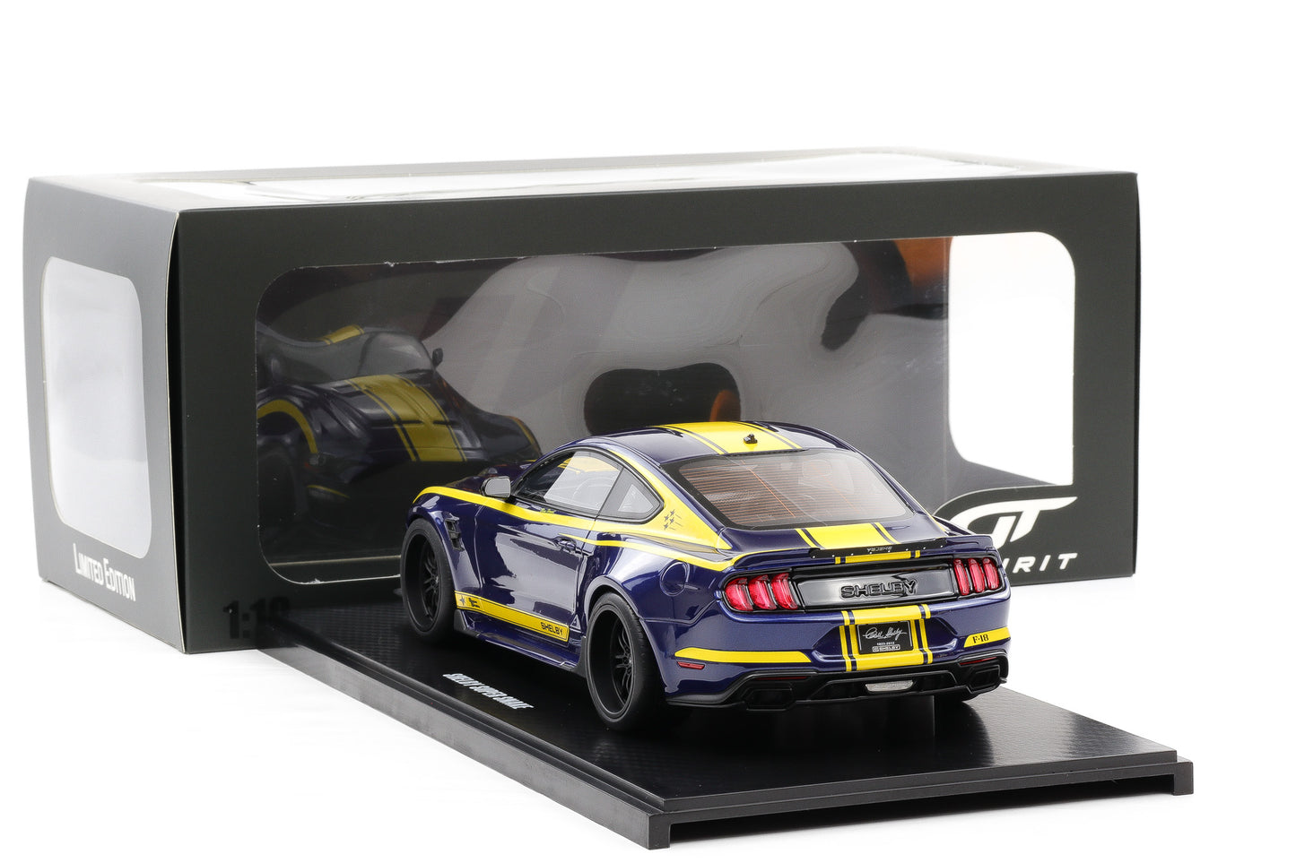 1:18 GT Spirit Shelby Mustang Super Snake 2021 Blue Hornet GT871